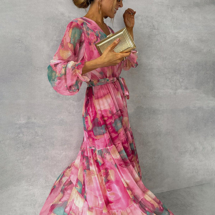 Hazel | Robe portefeuille à imprimé floral