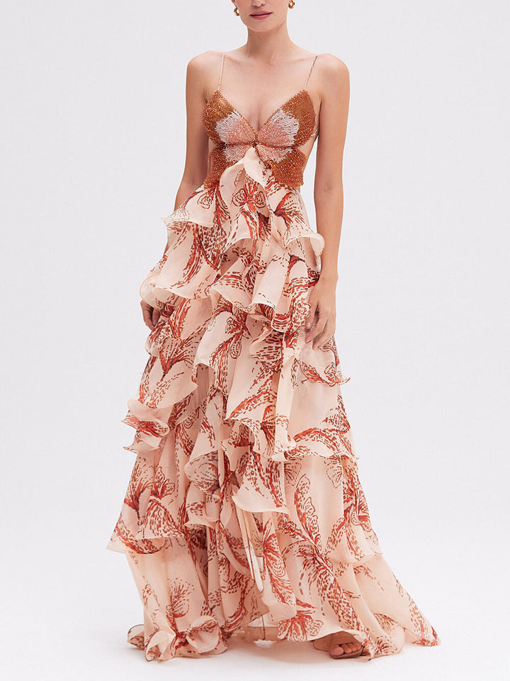 Medina | Robe Maxi Papillon Signature