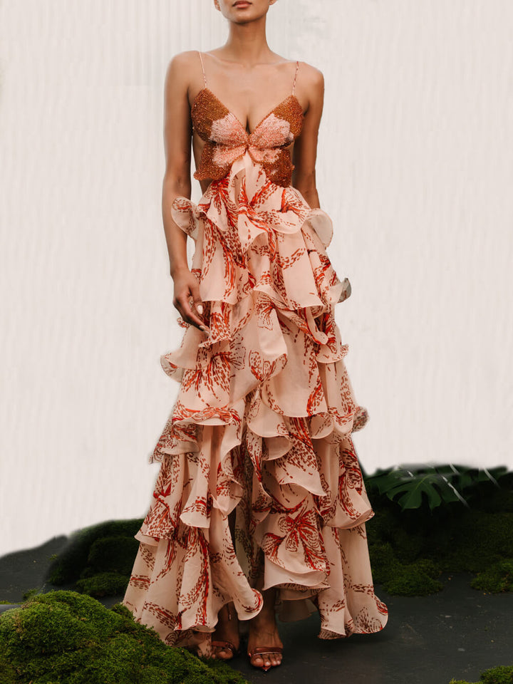 Medina | Robe Maxi Papillon Signature
