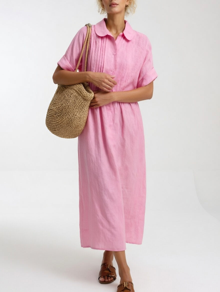 Lysandra | Robe Chemise Légère et Estivale