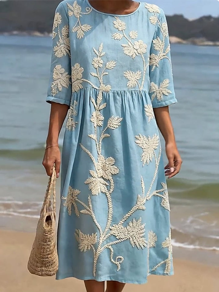 Azzurra | Robe Vintage Brodée