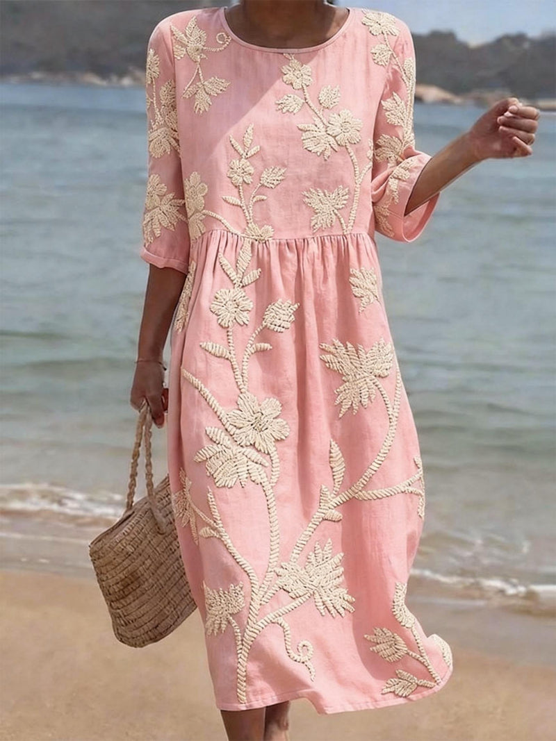 Azzurra | Robe Vintage Brodée