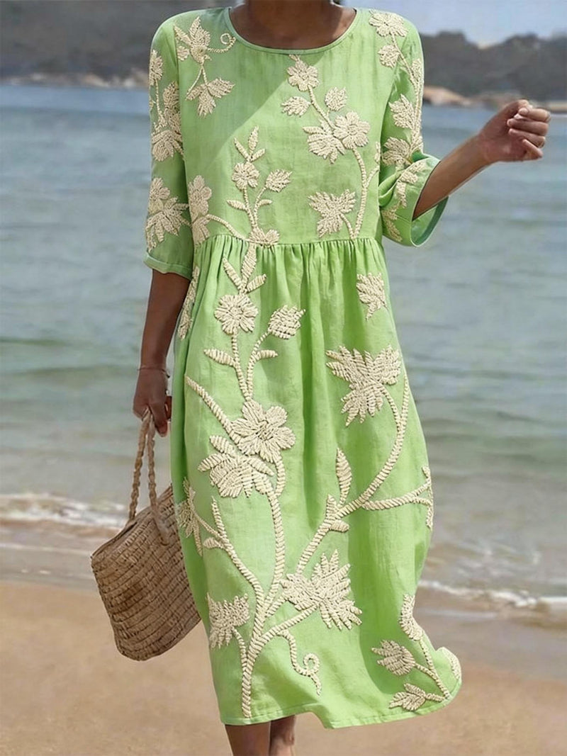 Azzurra | Robe Vintage Brodée