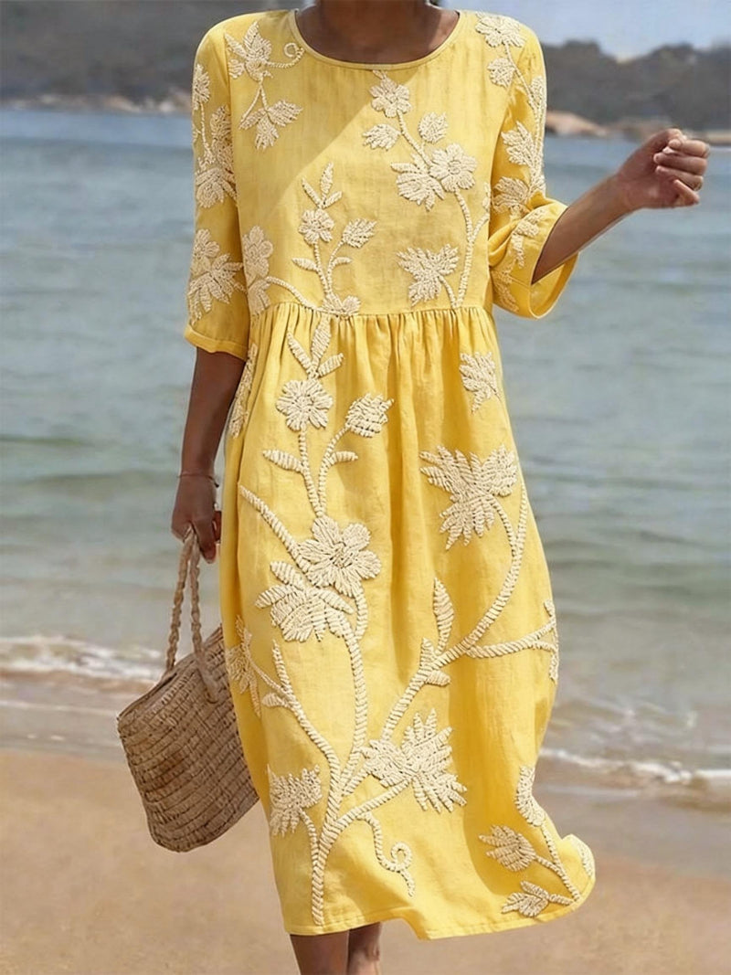 Azzurra | Robe Vintage Brodée