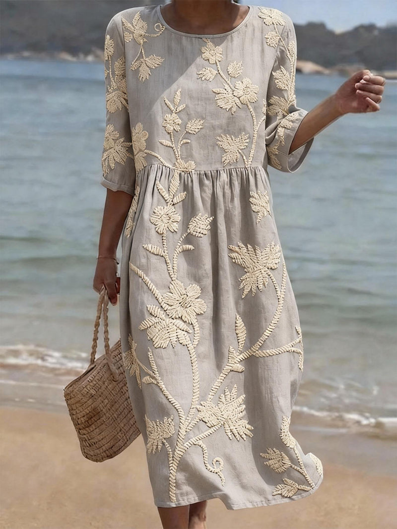 Azzurra | Robe Vintage Brodée