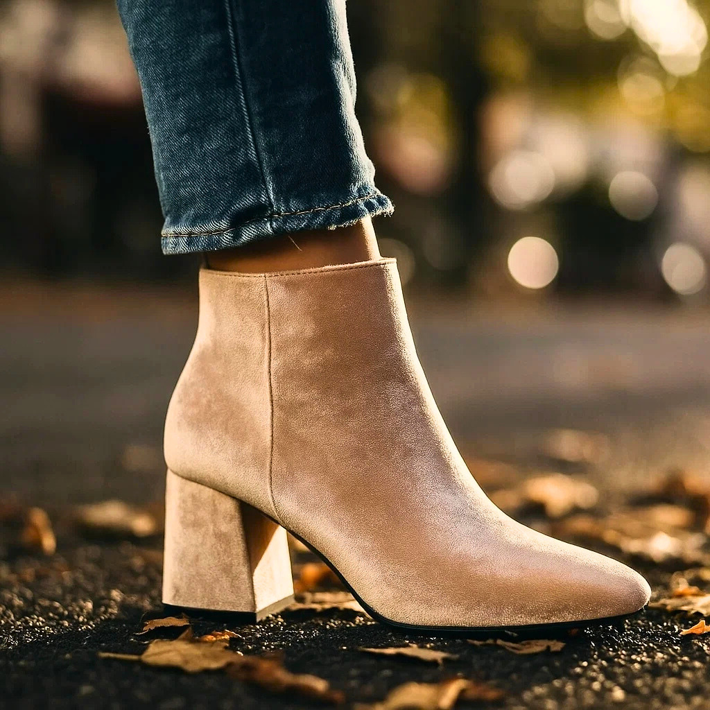 BOTTES EN VELOURS VALENTINA