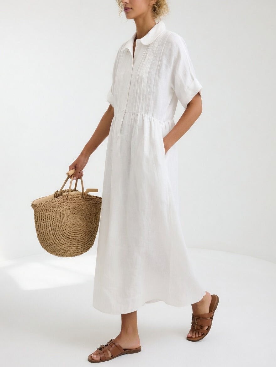 Lysandra | Robe Chemise Légère et Estivale