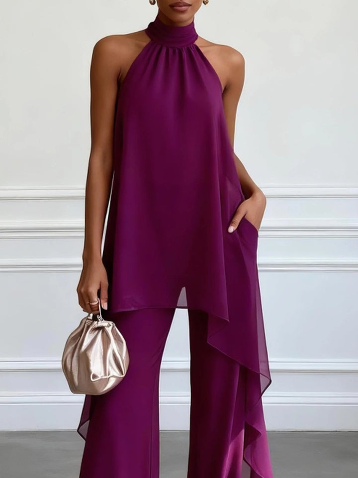Charlotte | Ensemble Halter Élégant Pour Femmes
