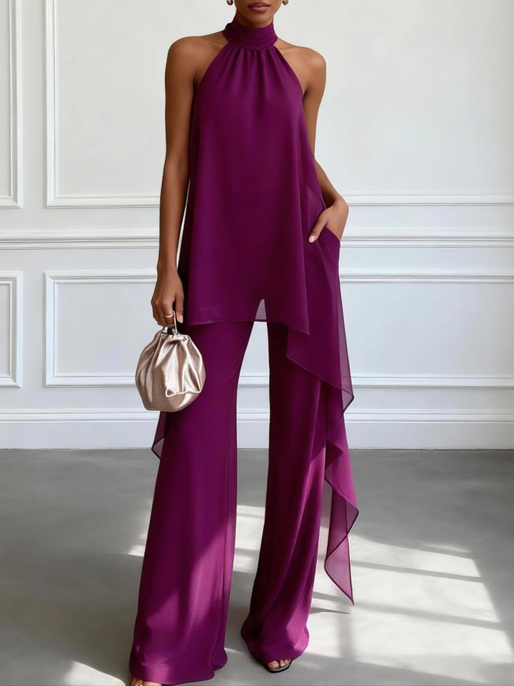 Charlotte | Ensemble Halter Élégant Pour Femmes