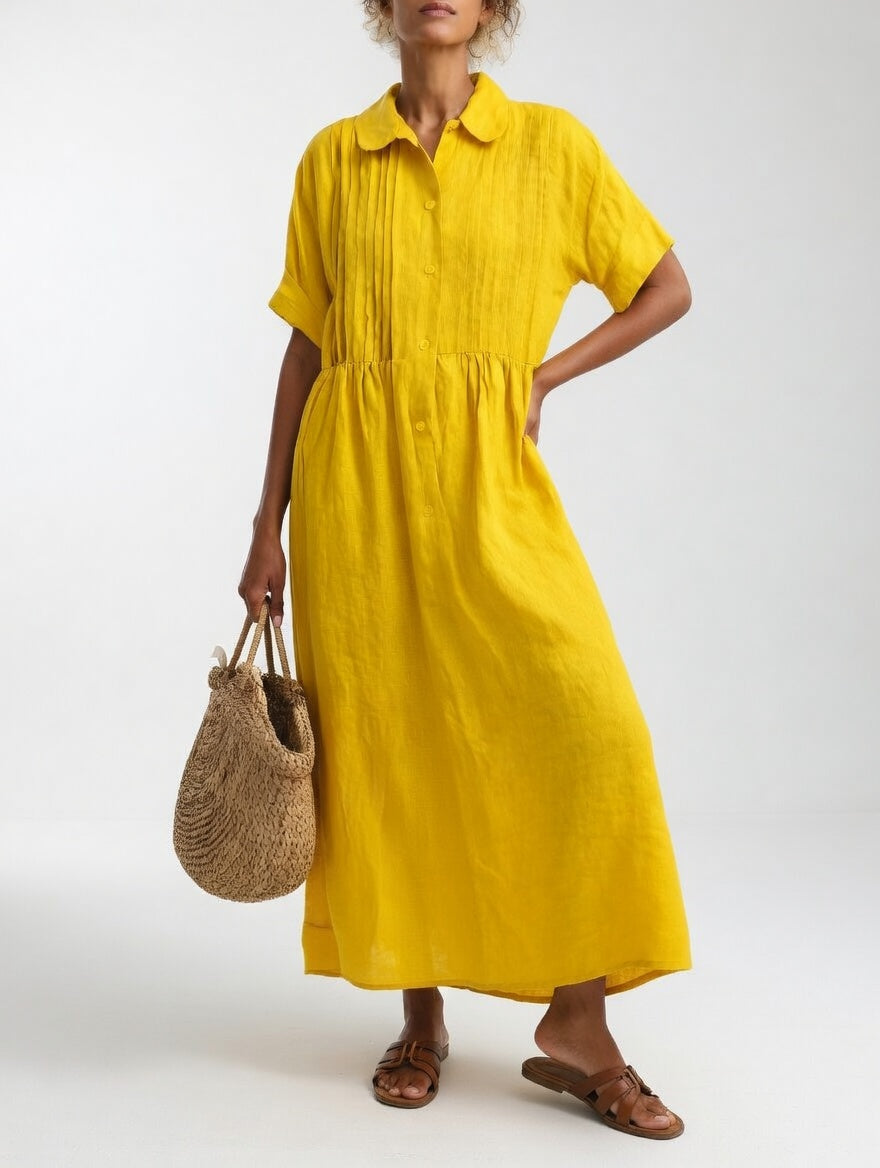 Lysandra | Robe Chemise Légère et Estivale