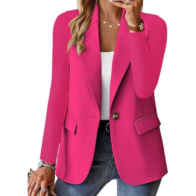Natalie | Blazer Classique à Bouton Unique