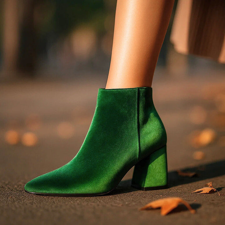 BOTTES EN VELOURS VALENTINA