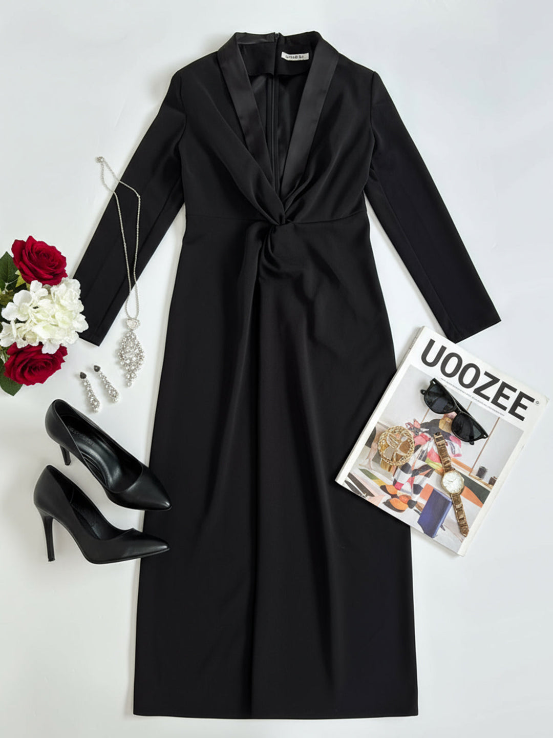 Camille | Robes Maxi à Col V Profond