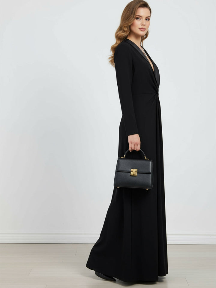 Camille | Robes Maxi à Col V Profond