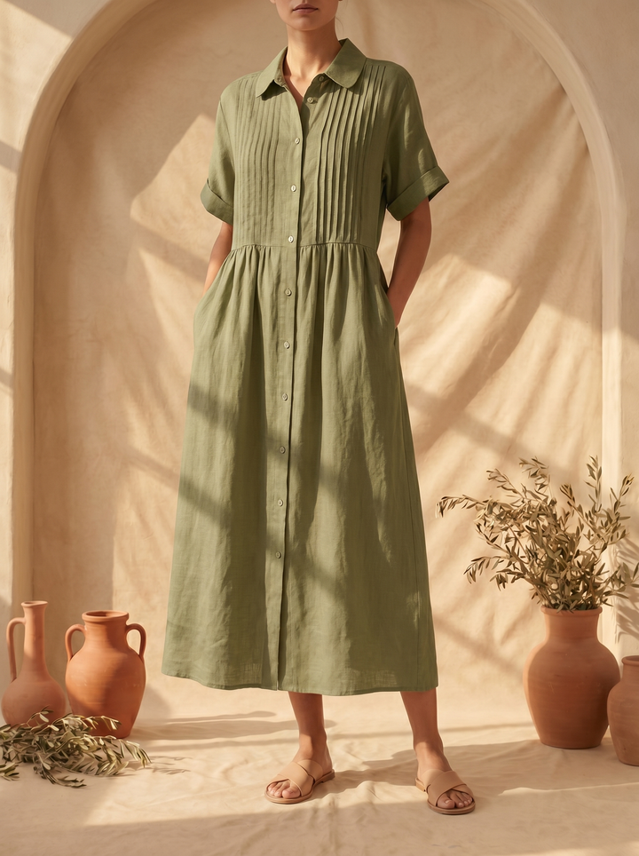 Lysandra | Robe Chemise Légère et Estivale