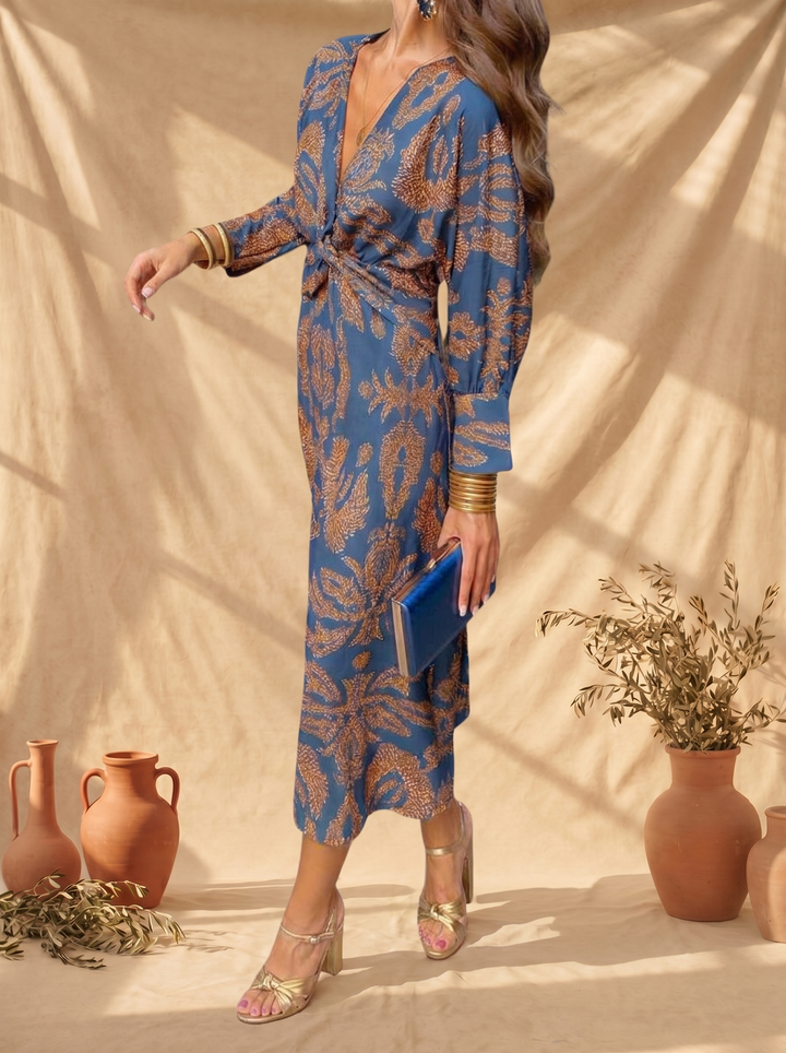 Celeste | Robe Midi Élégance Florale