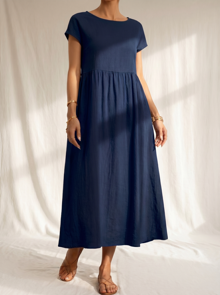 Gabrielle | Robe midi fluide d'une élégance intemporelle