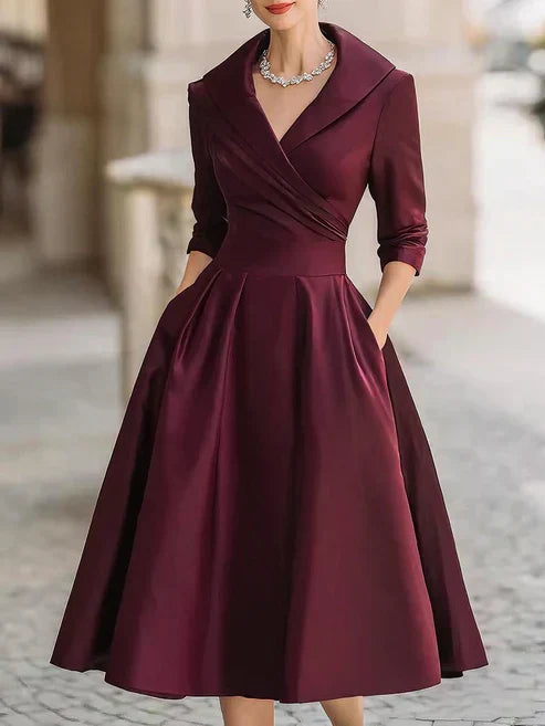 ALICIA | Élégante robe midi