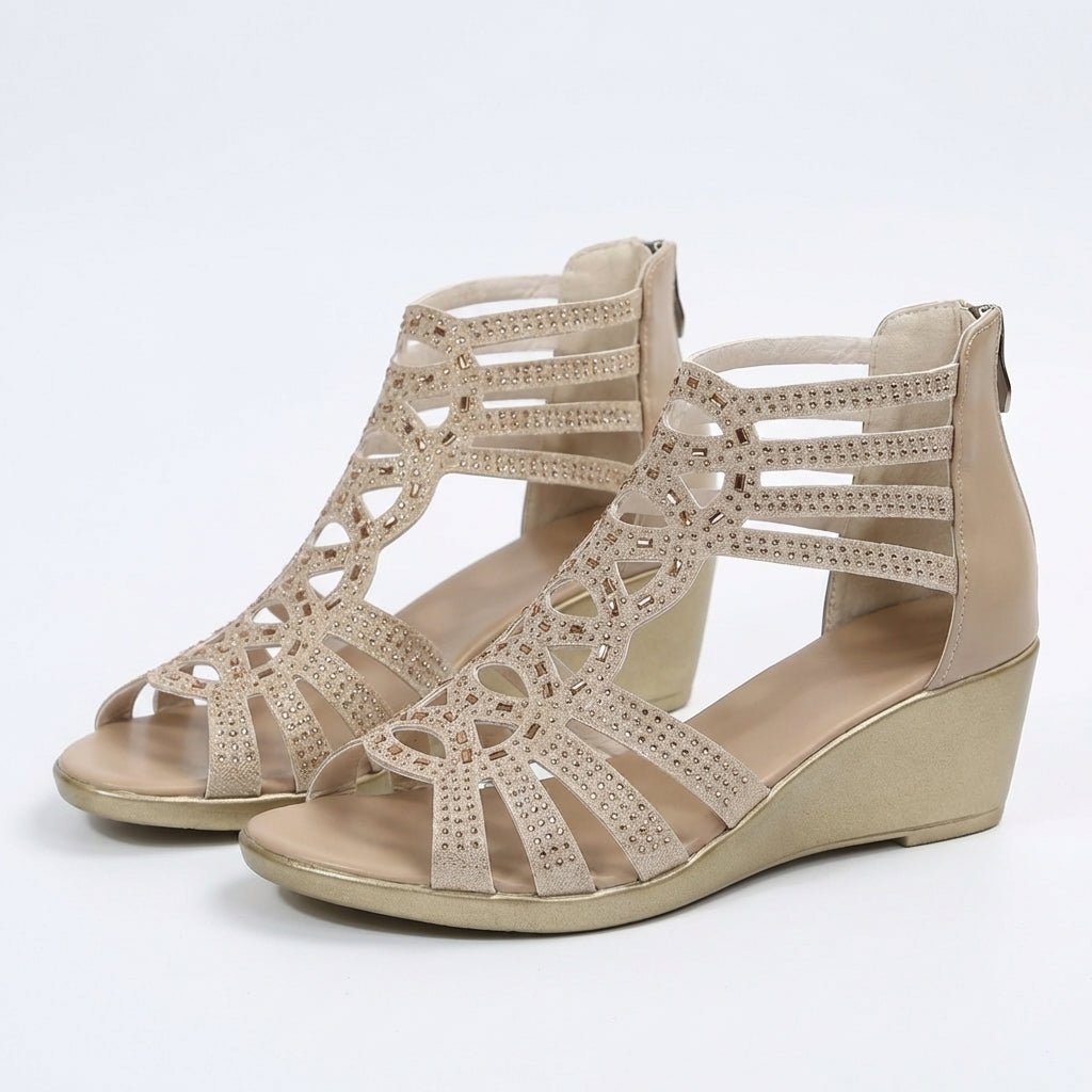 Camille | Sandale Compensée Chic Pour Femme
