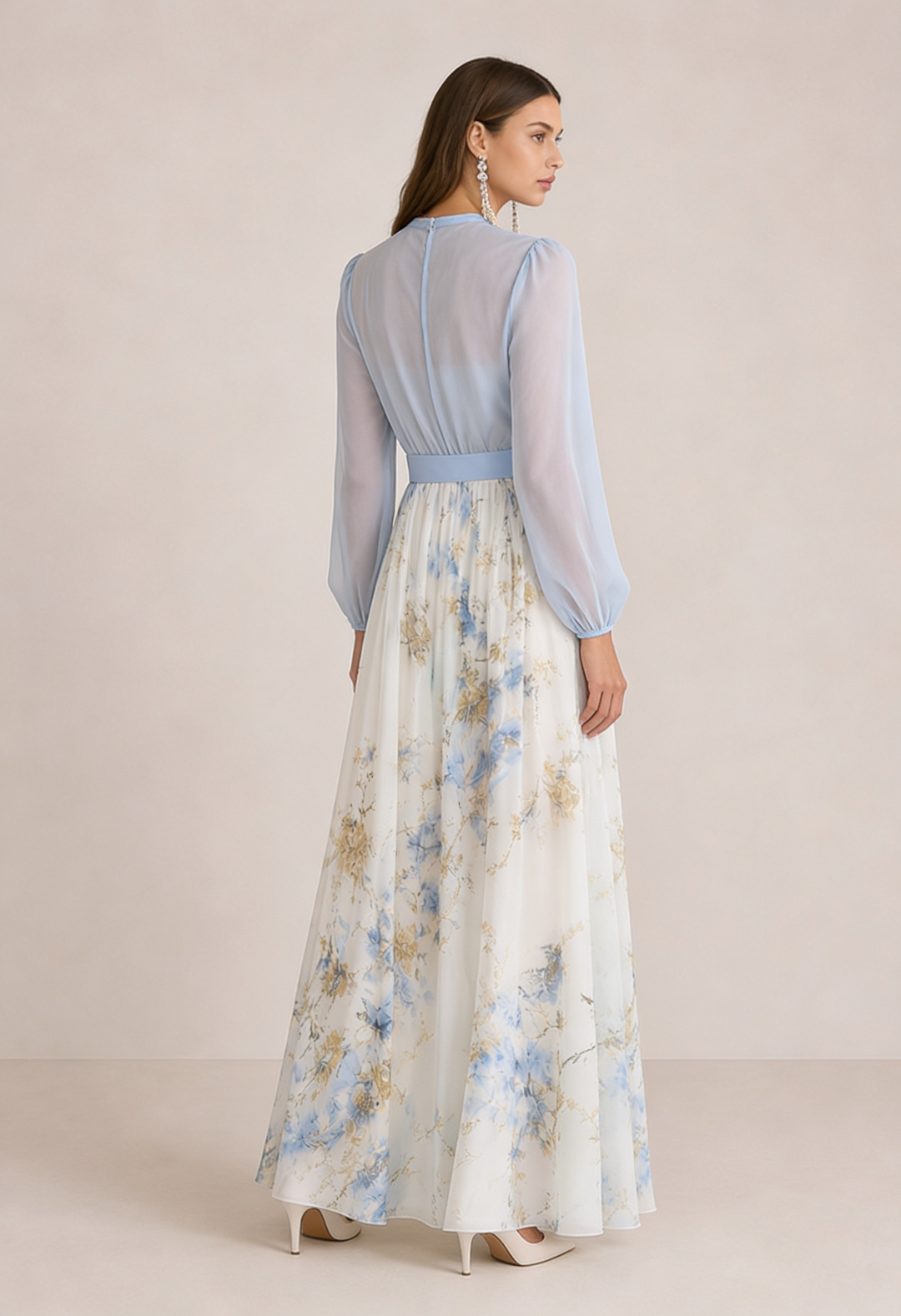 VERA | Robe longue à fleurs