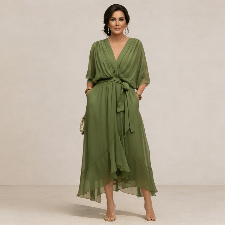 MONICA | Robe en chiffon
