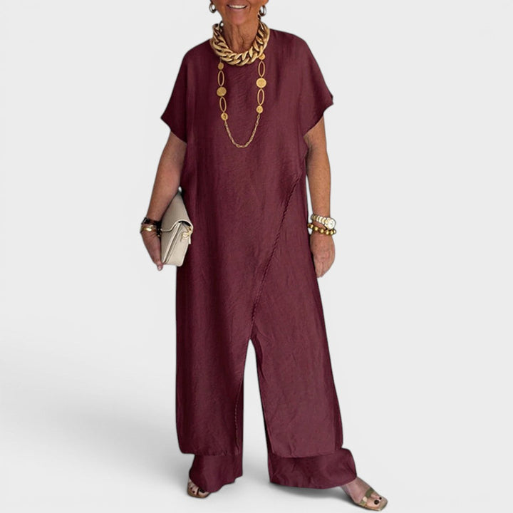 Roseth | Ensemble Tunique Superposée et Pantalons Amples