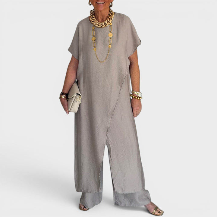 Roseth | Ensemble Tunique Superposée et Pantalons Amples