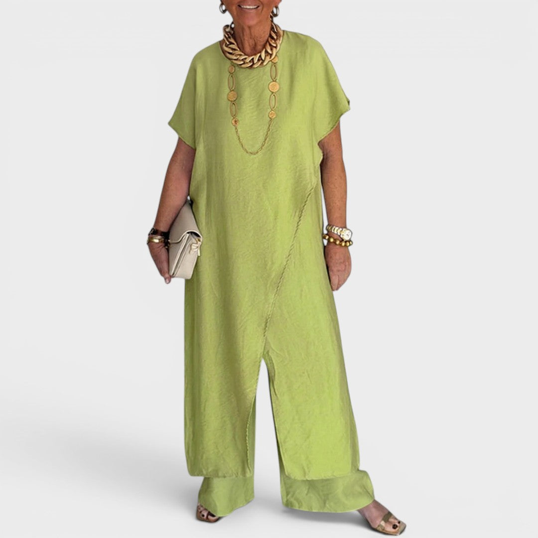 Roseth | Ensemble Tunique Superposée et Pantalons Amples