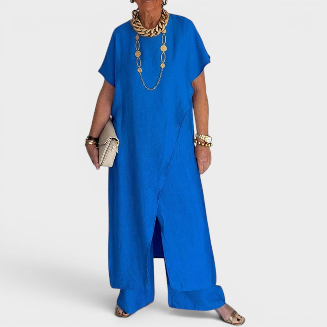 Roseth | Ensemble Tunique Superposée et Pantalons Amples