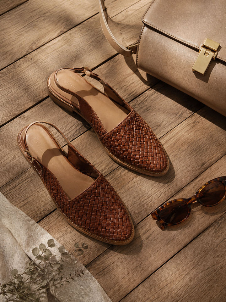 Jesselle | Ballerines à Talon Ouvert